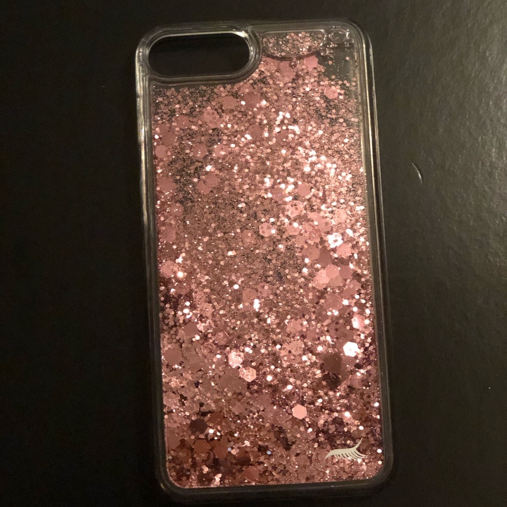 iPhone 8+ glitter case